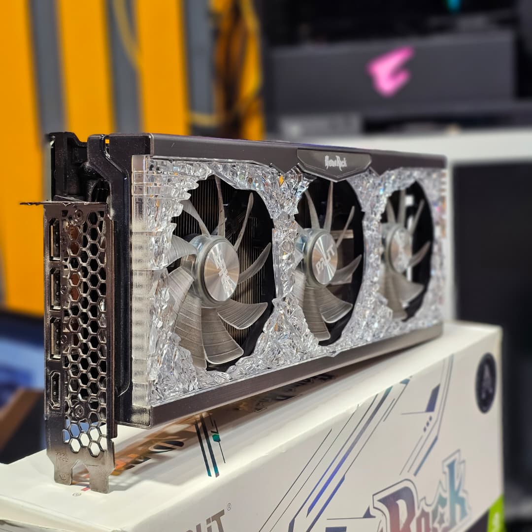 پورت‌های کارت گرافیک Palit RTX 3090 GameRock شامل 1x HDMI و 3x DisplayPort | نسخه استوک | پرنیان دیجیتال