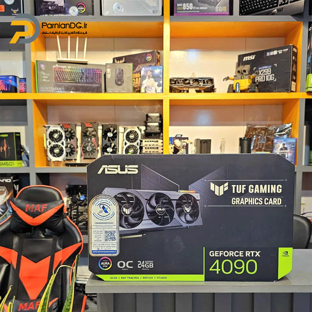 کارت گرافیک دست دوم ASUS TUF RTX 4090 OC Edition استوک