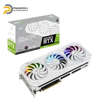 کارت گرافیک RTX 3070 ASUS ROG STRIX White O8G استوک + یک هفته مهلت تست