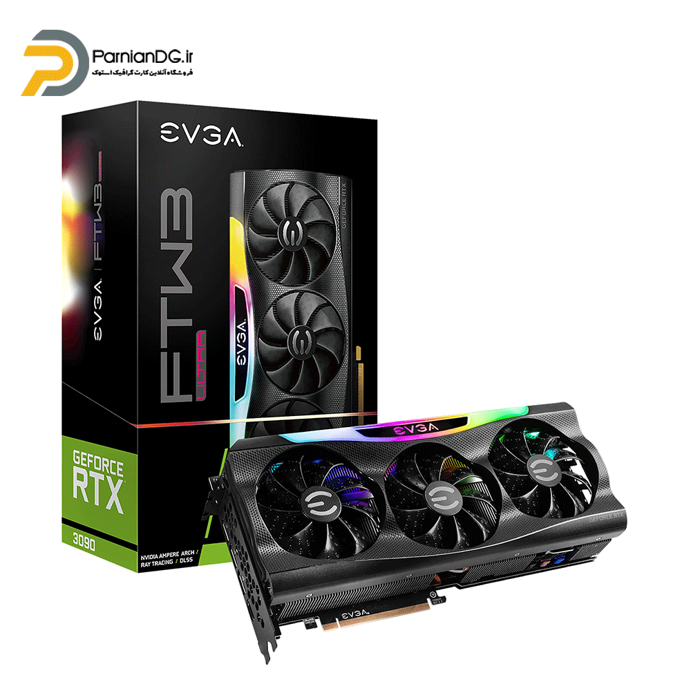 کارت گرافیک  RTX 3090 EVGA FTW3 Ultra Gaming 24GB  استوک