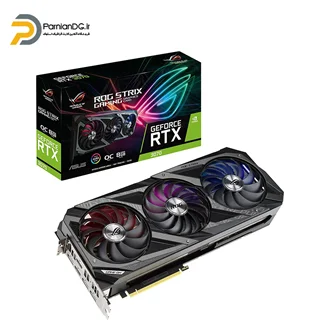 کارت گرافیک RTX 3070 ASUS ROG STRIX Black O8G استوک + یک هفته مهلت تست