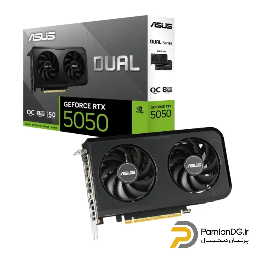 کارت گرافیک RTX 5050 OC 8GB ASUS Dual استوک