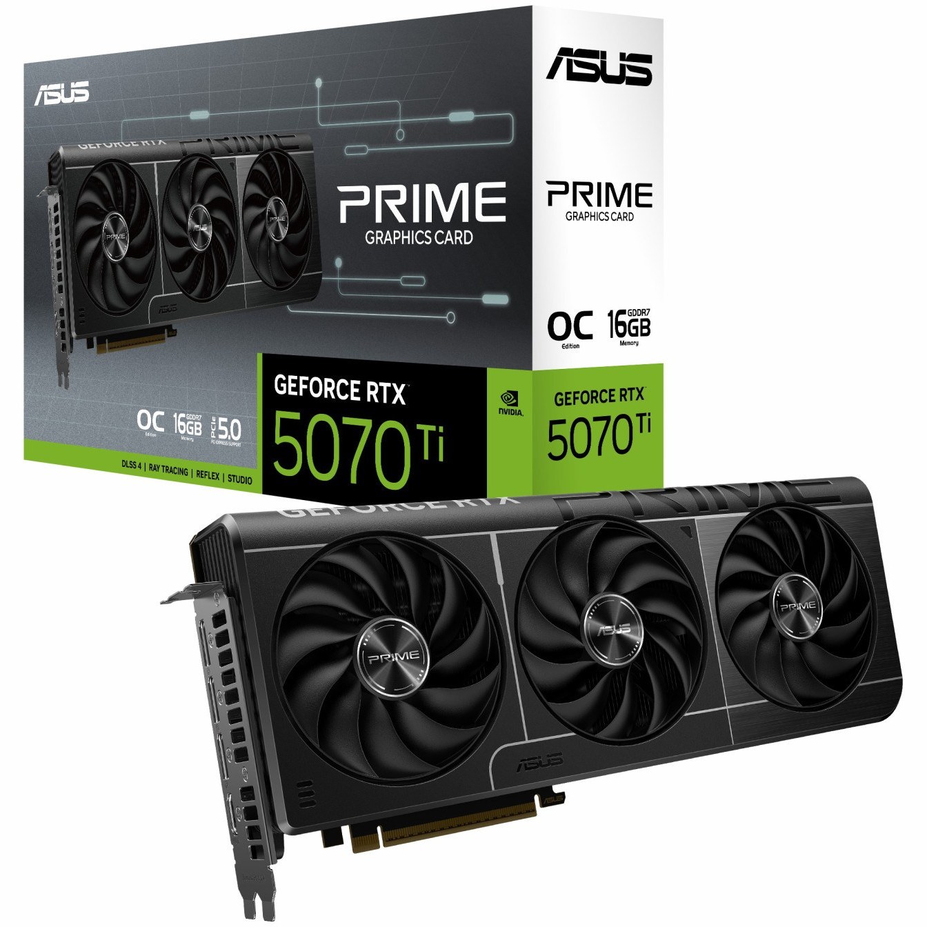 کارت گرافیک RTX 5070 Ti OC 16GB GDDR7 ASUS PRIME  آکبند