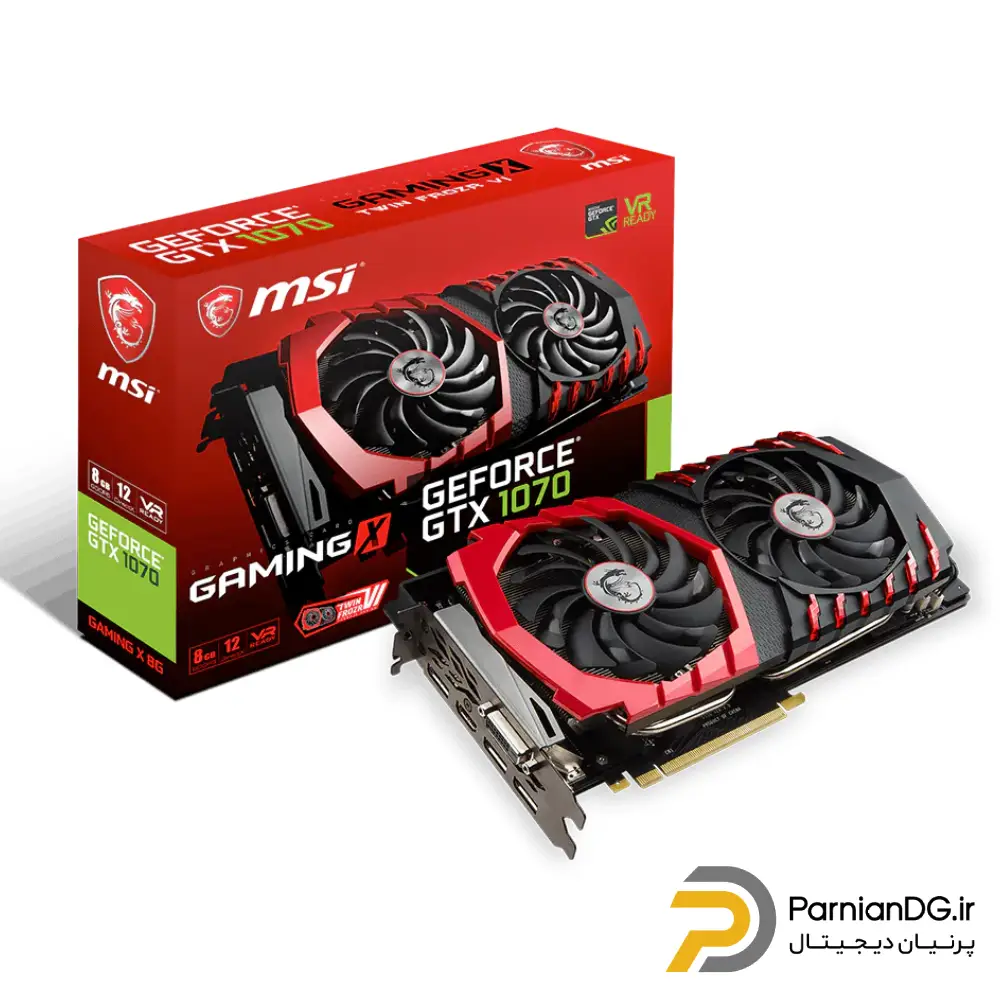 کارت گرافیک GTX 1070 MSI GAMING X 8G  استوک