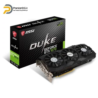 کارت گرافیک GTX 1070 DUKE 8G OC MSI استوک + یک هفته مهلت تست