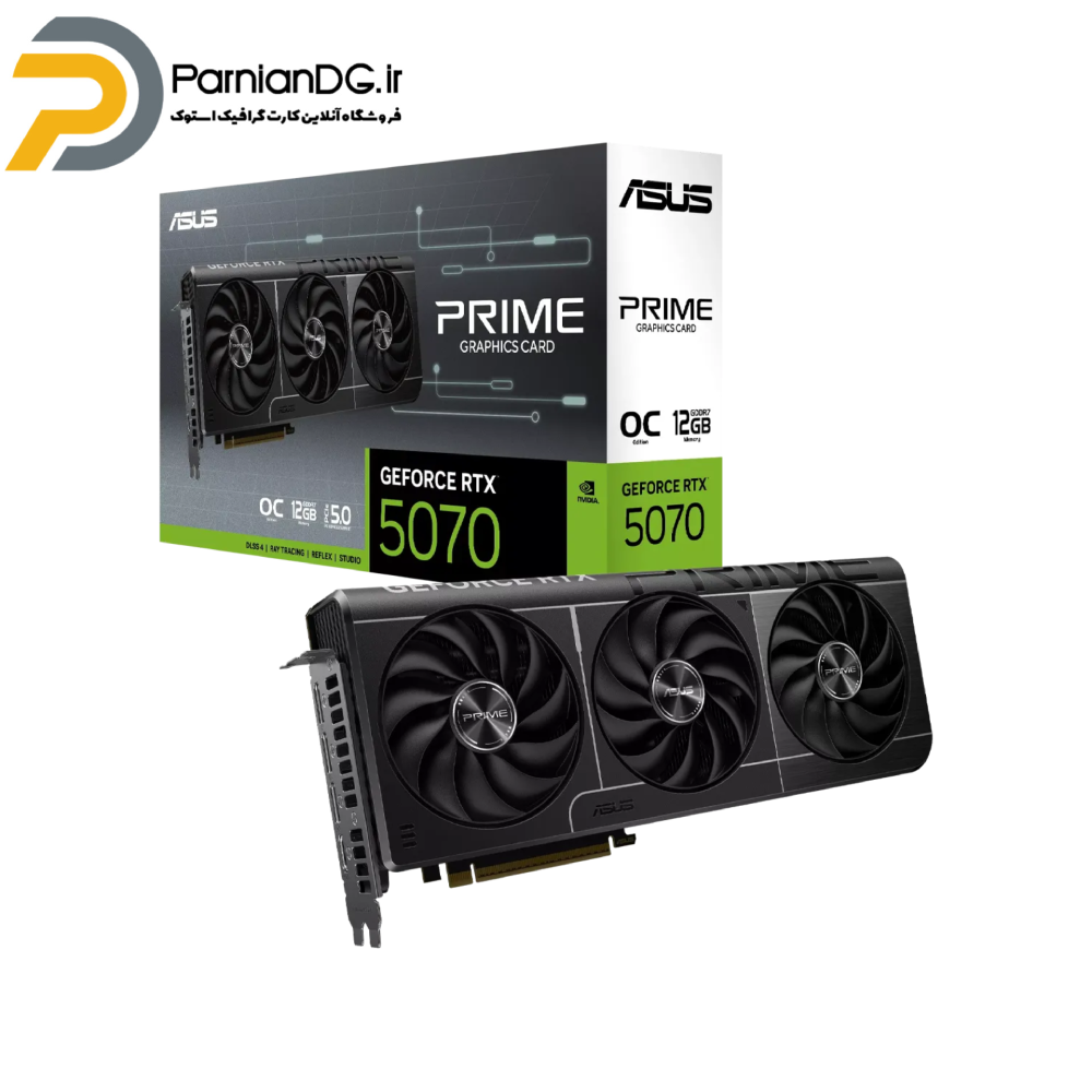 کارت گرافیک RTX 5070 ASUS PRIME O12G آکبند