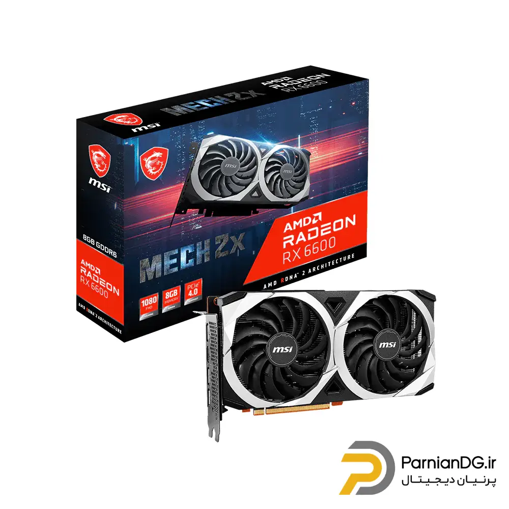 کارت گرافیک RX 6600 MSI MECH 2X 8G استوک