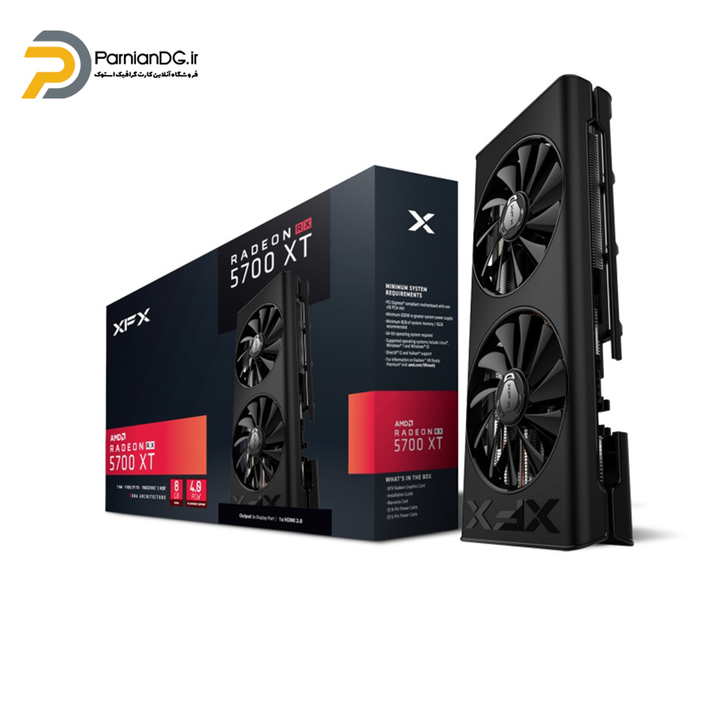 کارت گرافیک RX 5700 XT 8GB XFX Double Dissipation استوک